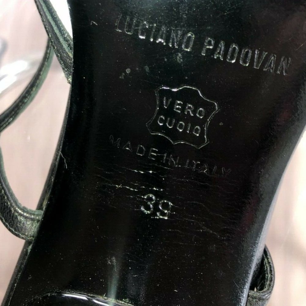 **RARE**LUCIANO PADOVAN POINTED TOE BLACK/WHITE CLASSIC - Picture 10 of 10